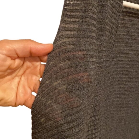 Eileen Fisher cardigan dark grey womens size M - Picture 6 of 8